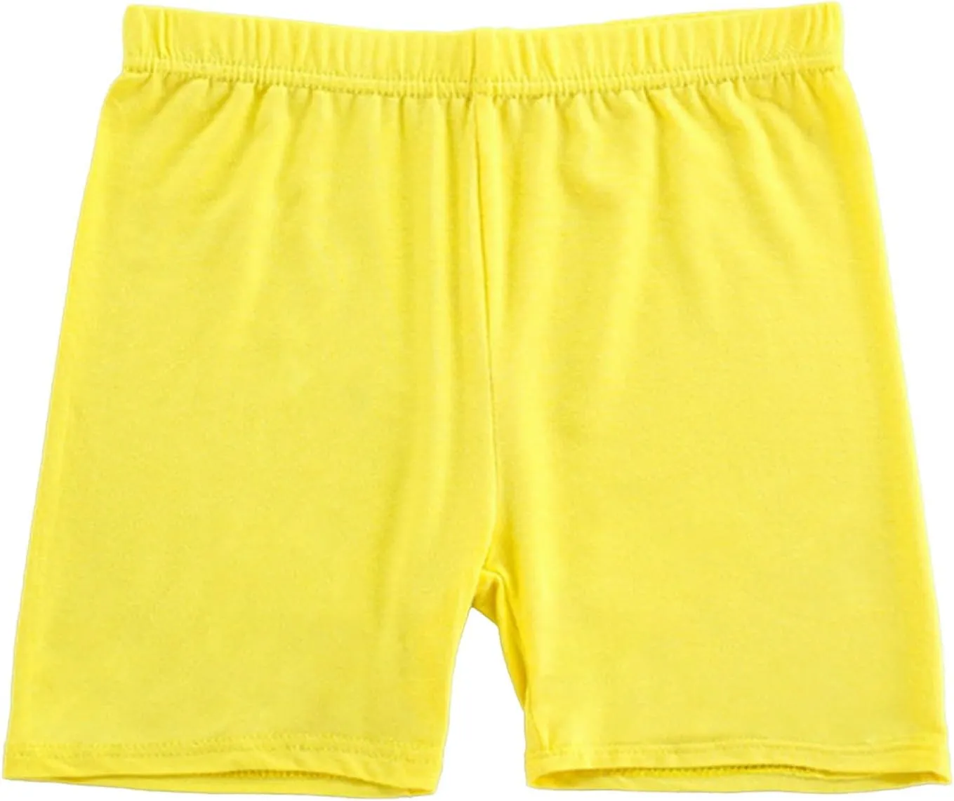 2 Pack Girls Solid Pull-On Bike Shorts Cartwheel Shorts for Girls Toddler Biker Under Dress Dance Kids Shorts
