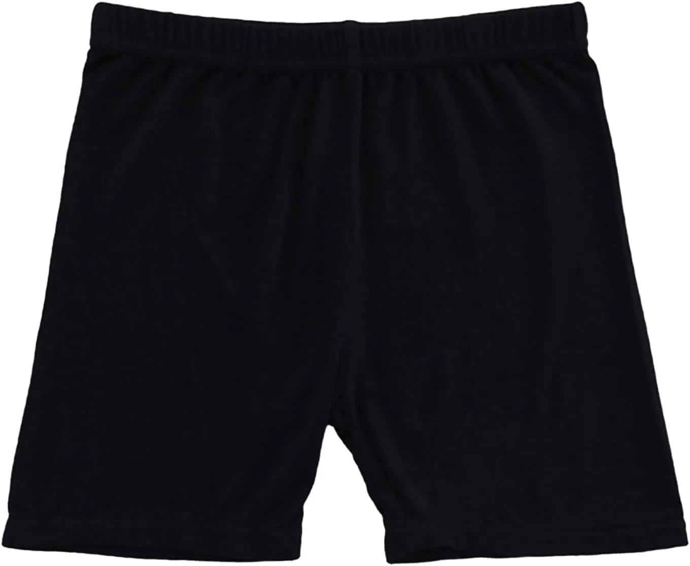 2 Pack Girls Solid Pull-On Bike Shorts Cartwheel Shorts for Girls Toddler Biker Under Dress Dance Kids Shorts