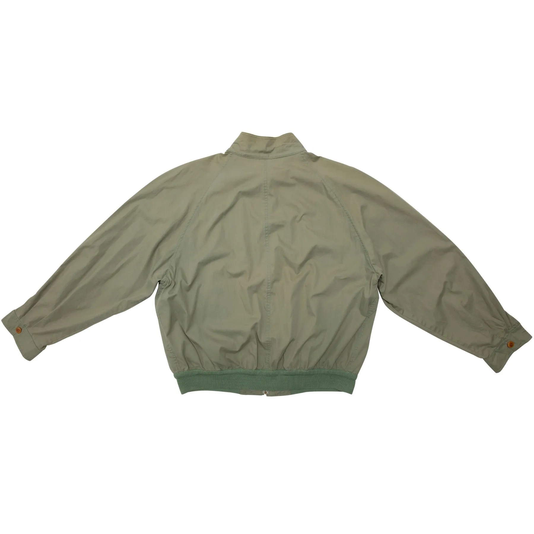 70s Vintage Plain Weave Bomber Jacket