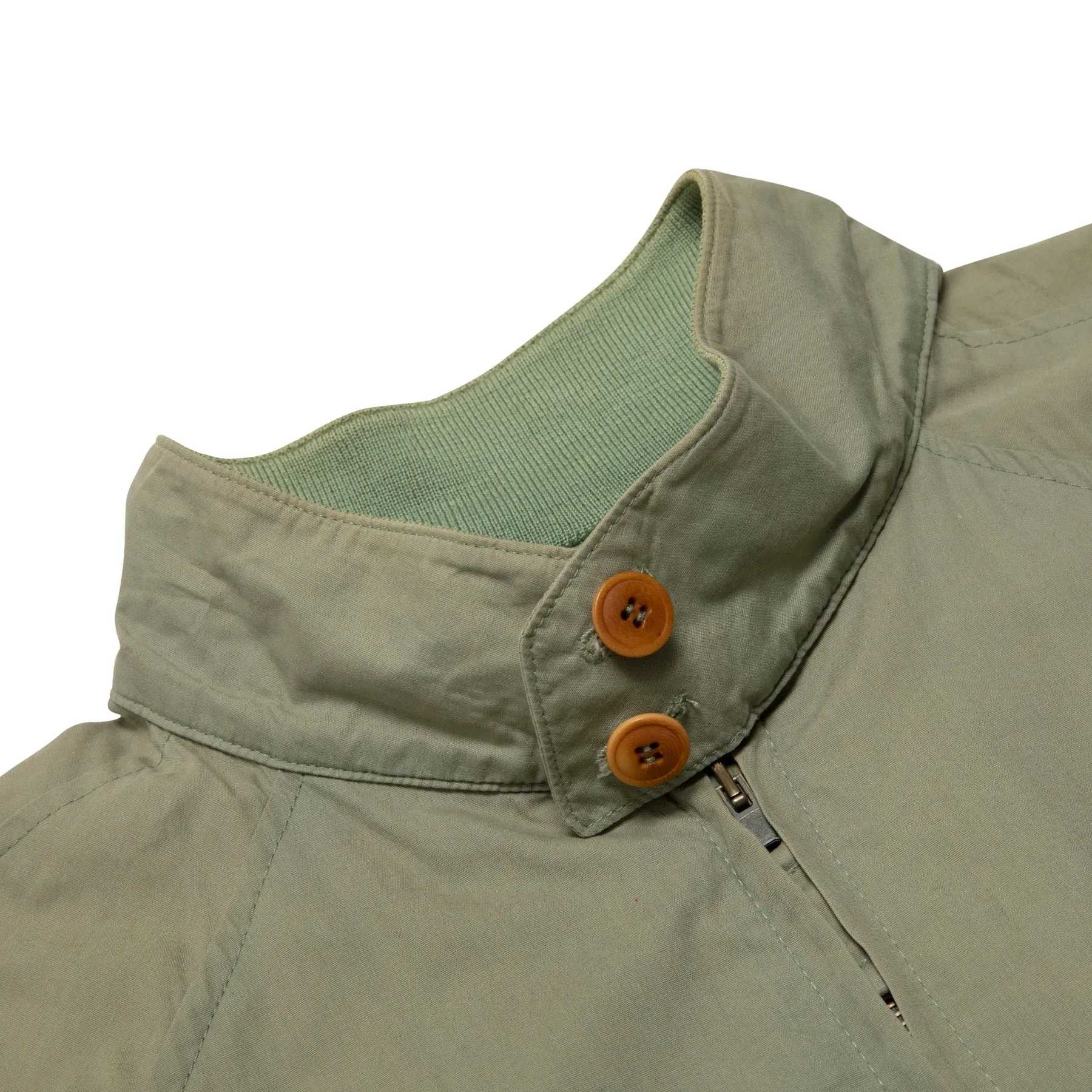 70s Vintage Plain Weave Bomber Jacket
