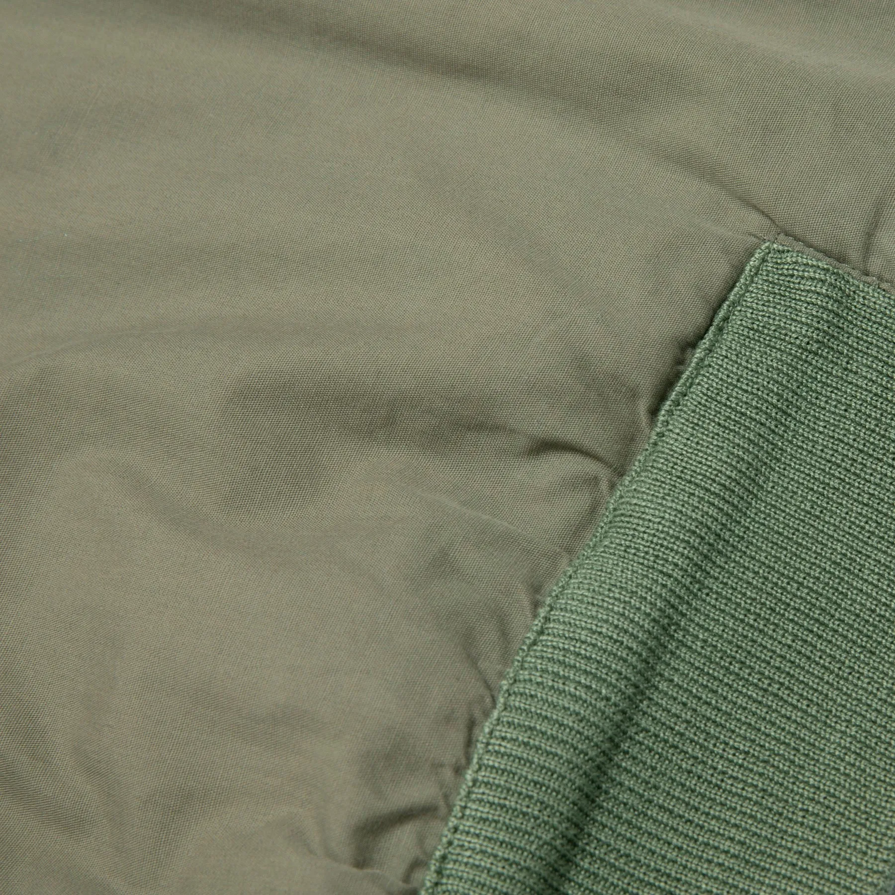 70s Vintage Plain Weave Bomber Jacket