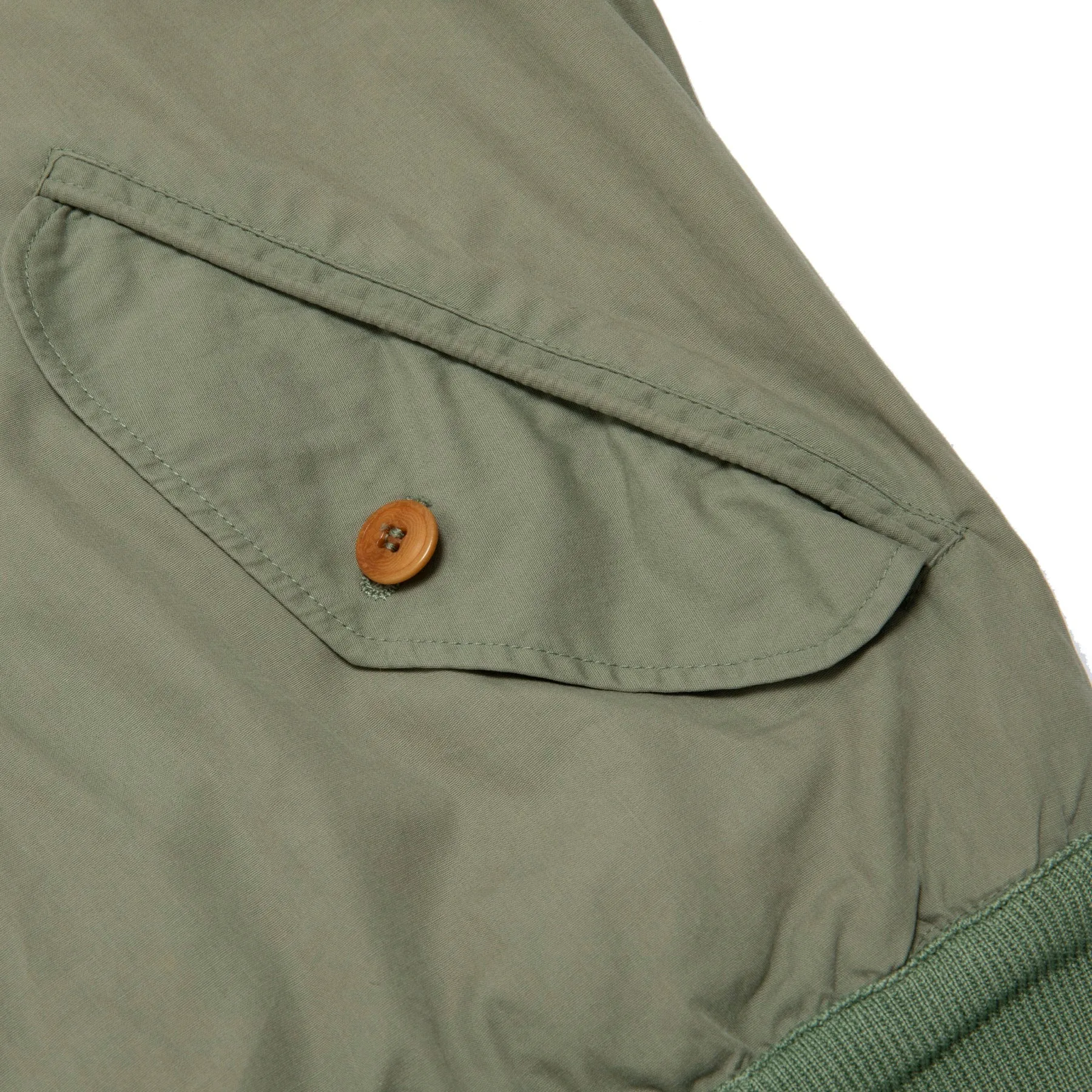 70s Vintage Plain Weave Bomber Jacket