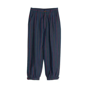 80s, Multitone Chevrons, Barrel Silhouette, 1940s Utilitywear