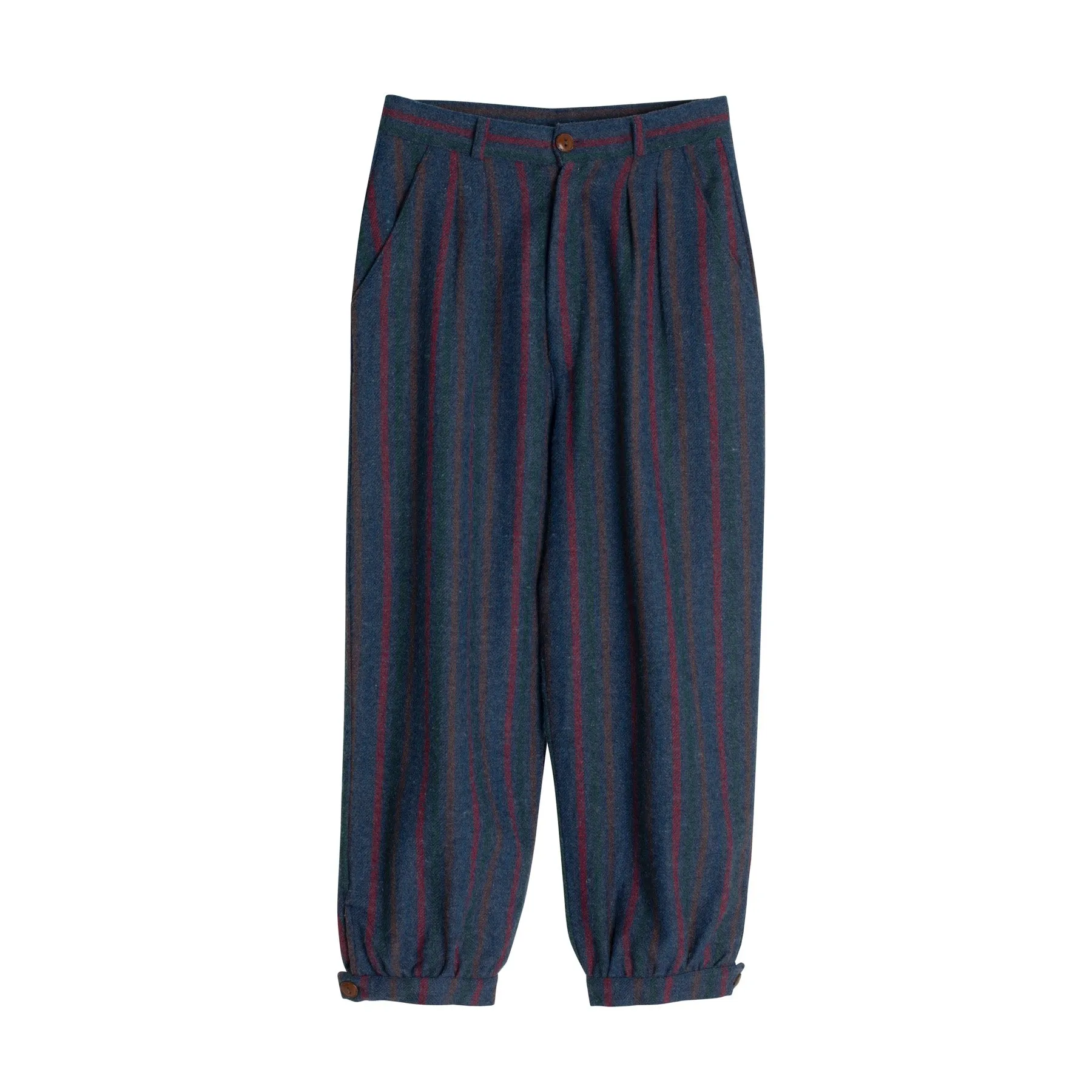 80s, Multitone Chevrons, Barrel Silhouette, 1940s Utilitywear