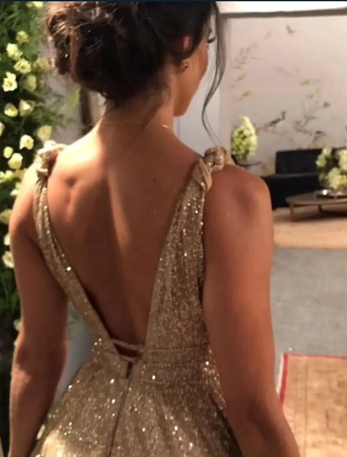 A-Line Prom Dresses Luxurious Dress  Strap Stretch Satin Backless with Sequin