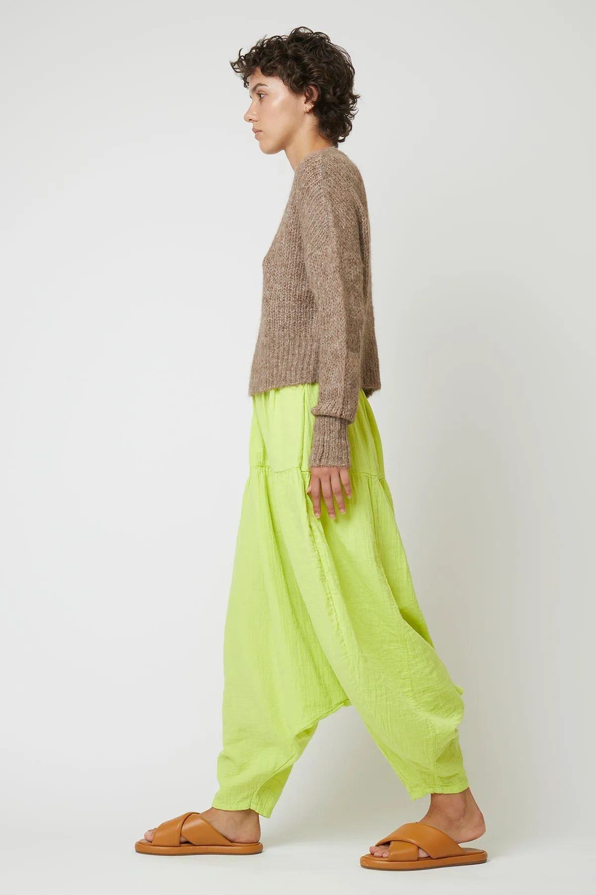 Archive Sale Michi Pant in Crinkled Cotton, Seasonal Colors