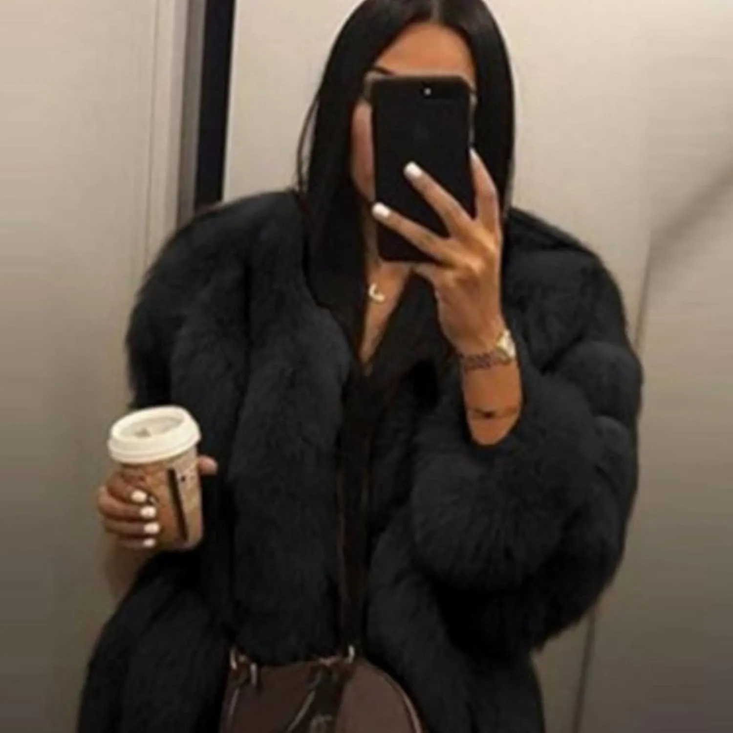 ChicCrate Womens Jacket Warm Fleece Teddy Fuzzy Wool Biker Fur Jackets Coats Loose Sherpa Outerwear Cardigan
