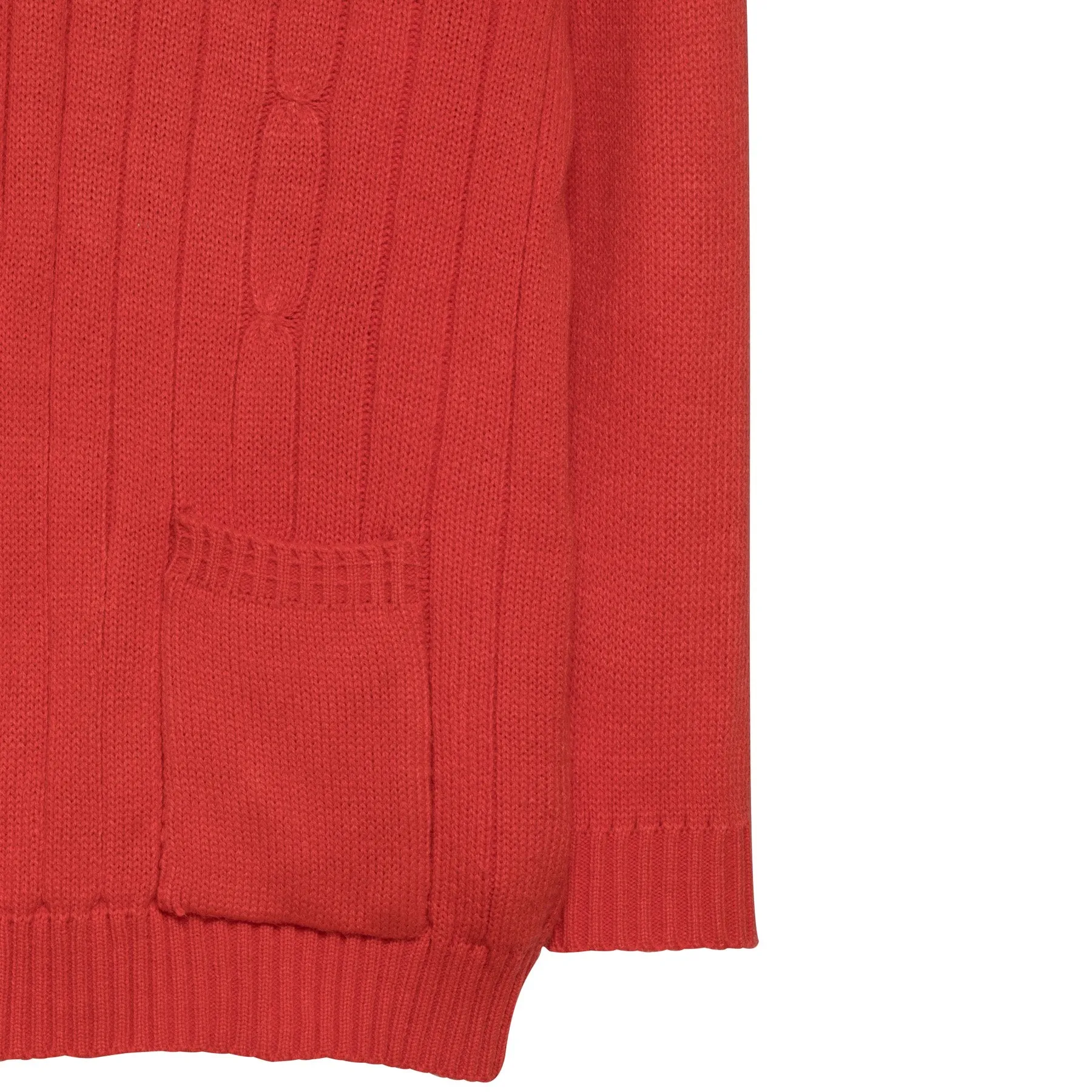 Double Knit Braided Cross Stitch Column Pullover