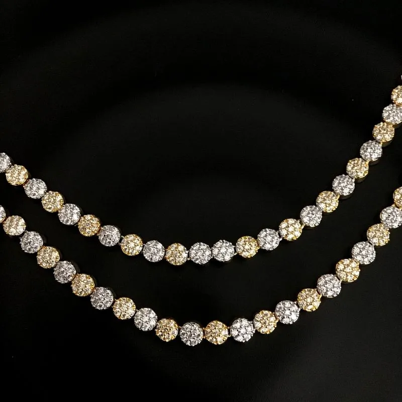 Gold Zircon/AD Necklace Set 7612-1200