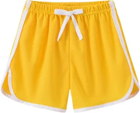 Little Boys Girls Summer Athletic Shorts Quick Dry Gym Workout Shorts Toddler Kids Cotton Running Baby