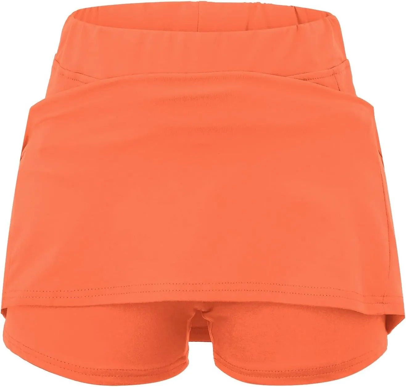 Plus Size Skorts for Women Tummy Control High Waisted Athletic Tennis Golf Skirts with Shorts Pockets Biker Shorts
