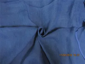 Sheer Gauze Linen--Dark blue Thin Transparent Linen Fabric 58&quot;