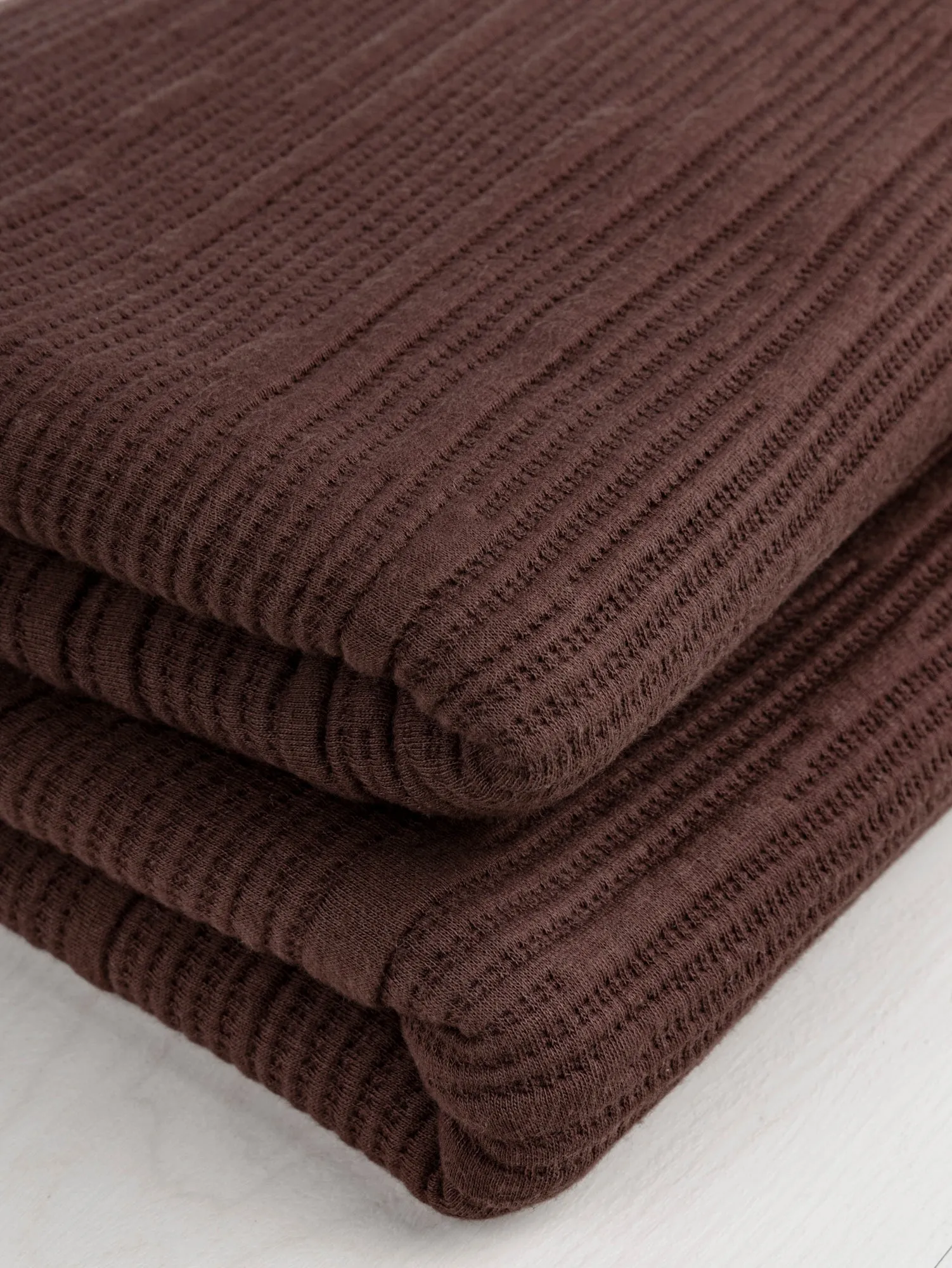 Stripe Textured Jacquard Knit Deadstock - Cinnamon