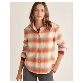 Women's Pendleton Plaid Boyfriend Double Brushed Flannel Shirt TM530-69906